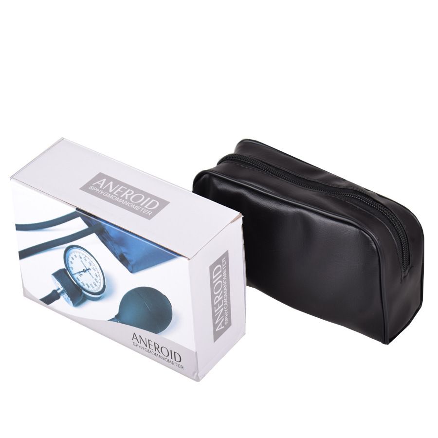Manual Arm Blood Pressure Monitor Stethoscope Aneroid Tensiometer Meter Gauge Baumanometer Meter Kit Doctor Tonometer