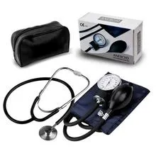 Manual Arm Blood Pressure Monitor Stethoscope Aneroid Tensiometer Meter Gauge Baumanometer Meter Kit Doctor Tonometer