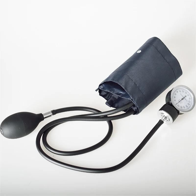 Manual Arm Blood Pressure Monitor Stethoscope Aneroid Tensiometer Meter Gauge Baumanometer Meter Kit Doctor Tonometer