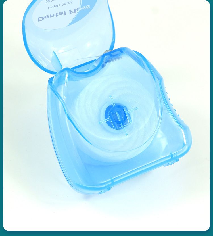 50m Dental Flosser Micro Wax Peppermint Flavor Mint Floss Roll Interdental Brush Teeth Stick Toothpicks Oral Hygiene Clean Wire