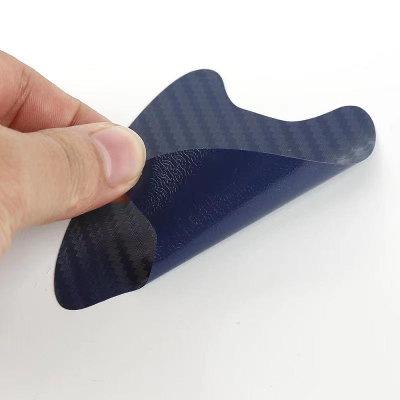 4Pcs Set Car Styling Mouldings Sticker Car Door Sticker Carbon Fiber Scratches Resistant Cover Auto Handle Protection Film Parts