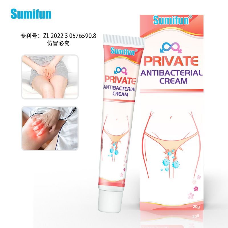 Sumifun Private Antibacterial Anti-Itching Odour Removal Cream Eczema Ointment Remove Odor Private Part Anti-Inflammatory Dermatitis Herbal