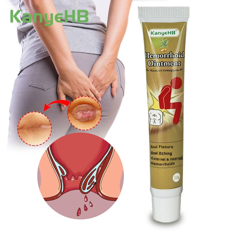 New Herbal Hemorrhoid Ointment Treatment Internal External Anal Fissure & Anal Swell Bleed Counterpain Cream Hemorrhoids Ointment Herbal Internal And External Piles Pain Relief Cream
