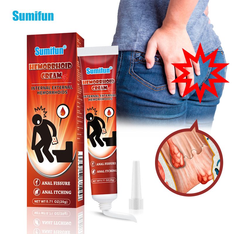 Sumifun Hemorrhoid Cream Ointment Crack Anal Internal External Anal Fissure Painkiller Chinese Herbal Cream Health Care