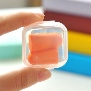 1PC Health Separate boxes Soft Foam Ear Plugs Travel Sleep Noise Prevention Earplugs Noise Reduction