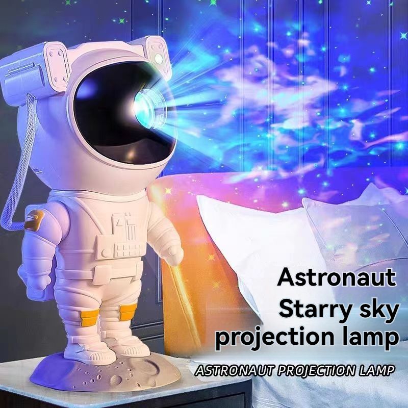 Astronaut Star Galaxy Projector - Space Starry Night Light Starry Sky Night Light USB  Atmospher Lamp Kids Bedroom Home Party Decorative Luminaires Gifts