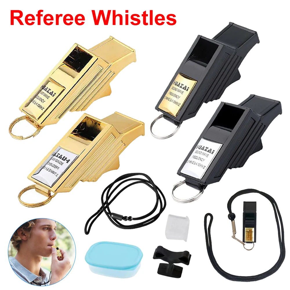 Professional Referee Whistles Soccer Basketball Sports Training Referee Whistle Football Volleyball Outdoor Survival Whistle
，Soccer Referee Whistles Coin Red Yellow Card Tool Football Referee Whistle