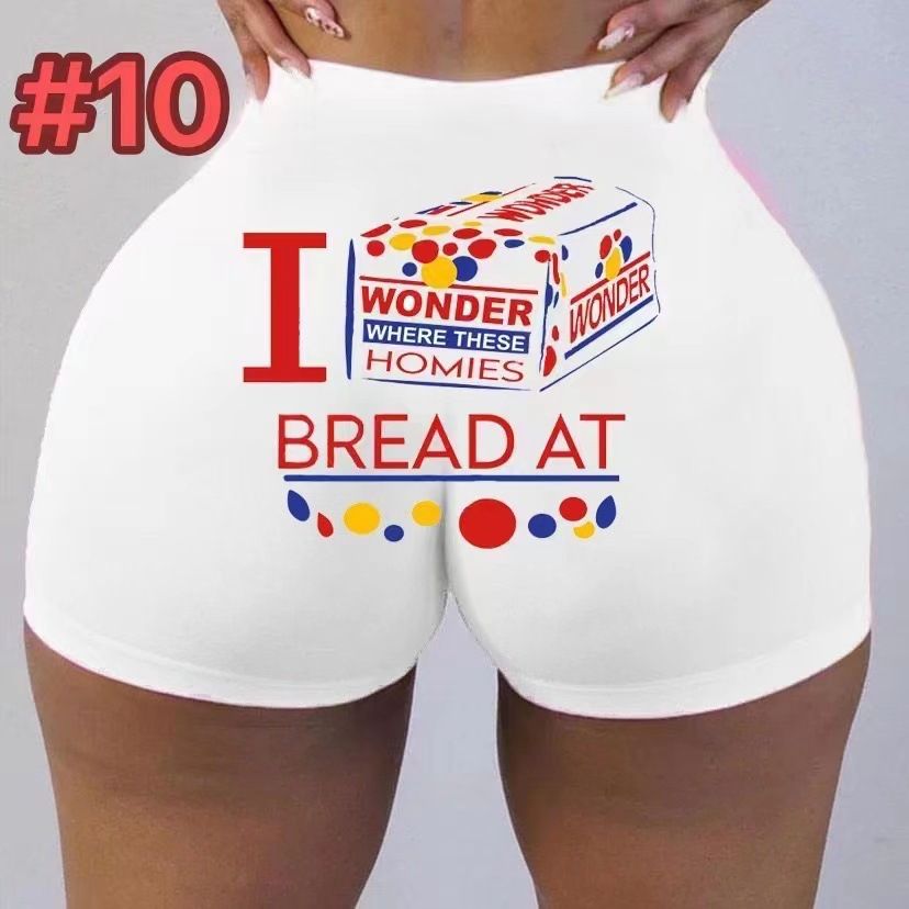 Women High Waist Sexy Yoga Shorts Printed Snickers Mini Shorts Sexy Beach Gril Fitness Booty Skinny Shorts