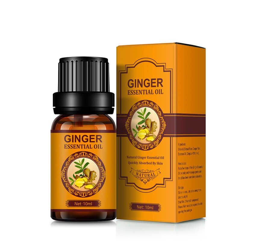 Body Sculpting Massage Oil,  ginger essential oil for sliming body by accelerate burning fat and lose weight through massage on certain area body