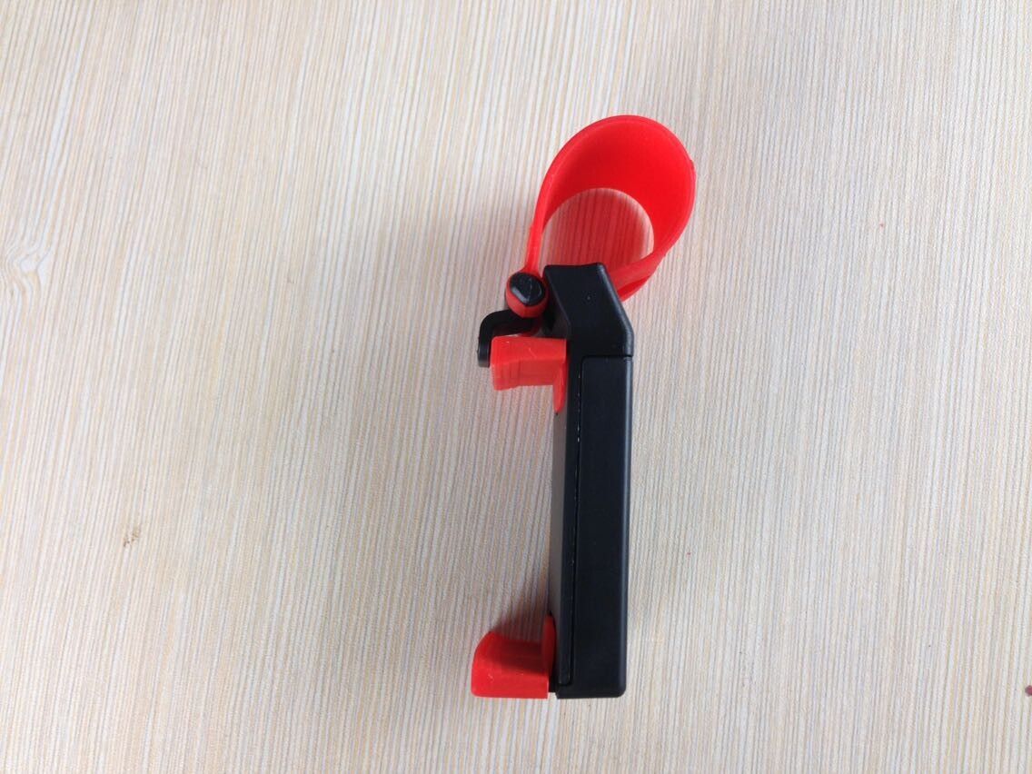Universal Car Bracket Car Steering Wheel Phone Holder Clip Stand Elastic Buckle GPS Navigator Mount For Iphone Android Car Holder Steering Wheel Clip Mount Cell Phone Mobile Holder