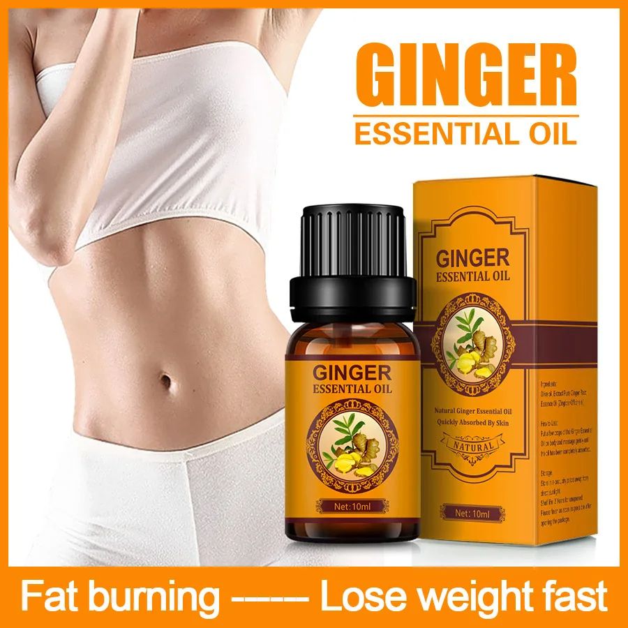 Body Sculpting Massage Oil,  ginger essential oil for sliming body by accelerate burning fat and lose weight through massage on certain area body