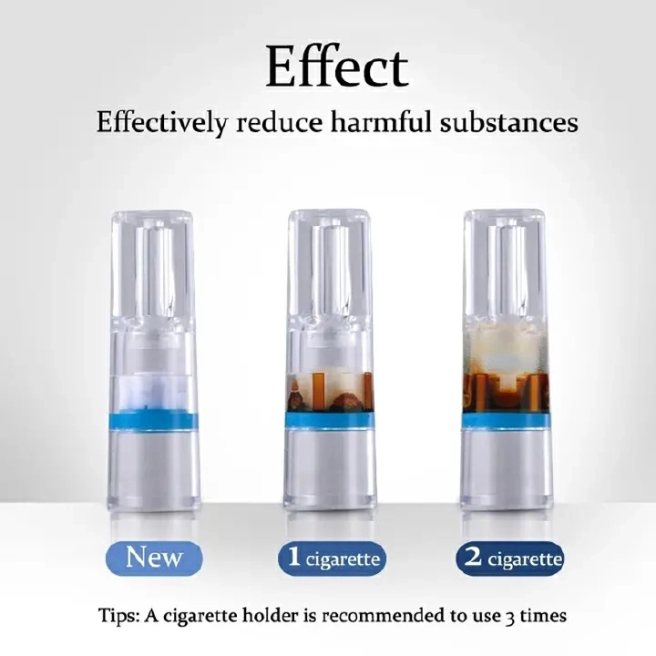 100pcs Mini Fliter Disposable Tar Trap Cigarette Filter Men's Gift Portable Filter Tar For Smoker