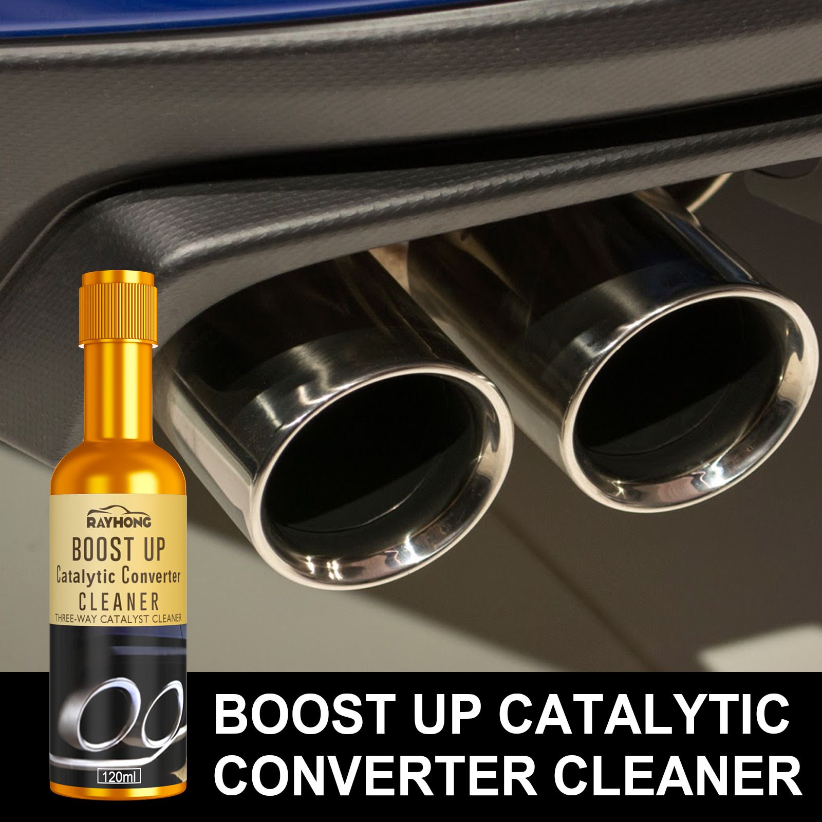 Boost Up Catalytic Converter Cleaner,Three-way Catalyst Cleane, Fuel Oil Sludge Treat-ment,Oil Tank Sludge Treat-ment,Multipurpose Engine, Fuel and Exhaust System Deep Cleaner, Removal Carbon Deposit