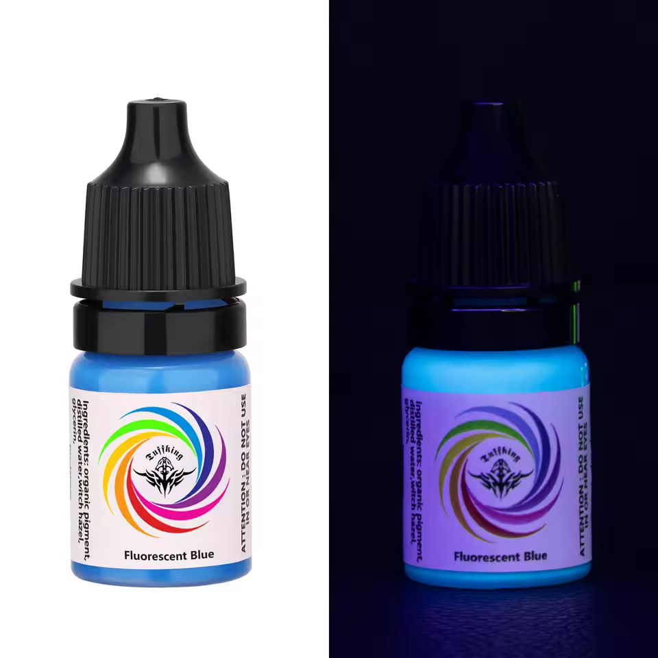 5ML/15ML Tattoo Ink Pigment fluorescent ink Body Art Tattoo Kits Professional Beauty Paints Makeup Tattoo Supplies Semi-permanent