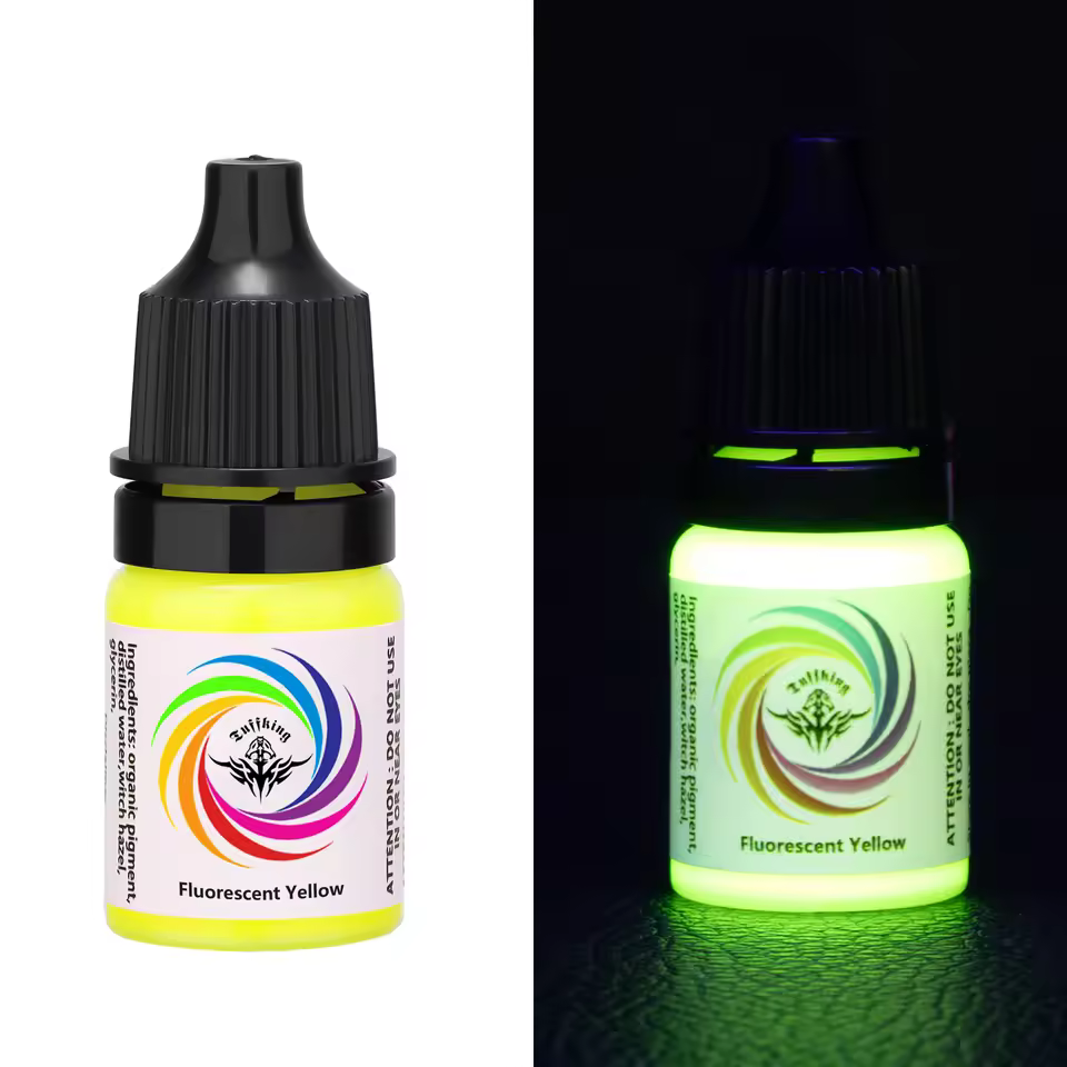 5ML/15ML Tattoo Ink Pigment fluorescent ink Body Art Tattoo Kits Professional Beauty Paints Makeup Tattoo Supplies Semi-permanent