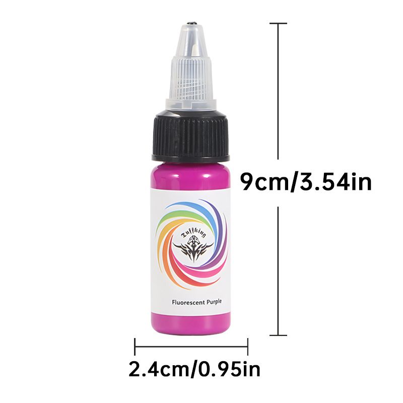 5ML/15ML Tattoo Ink Pigment fluorescent ink Body Art Tattoo Kits Professional Beauty Paints Makeup Tattoo Supplies Semi-permanent