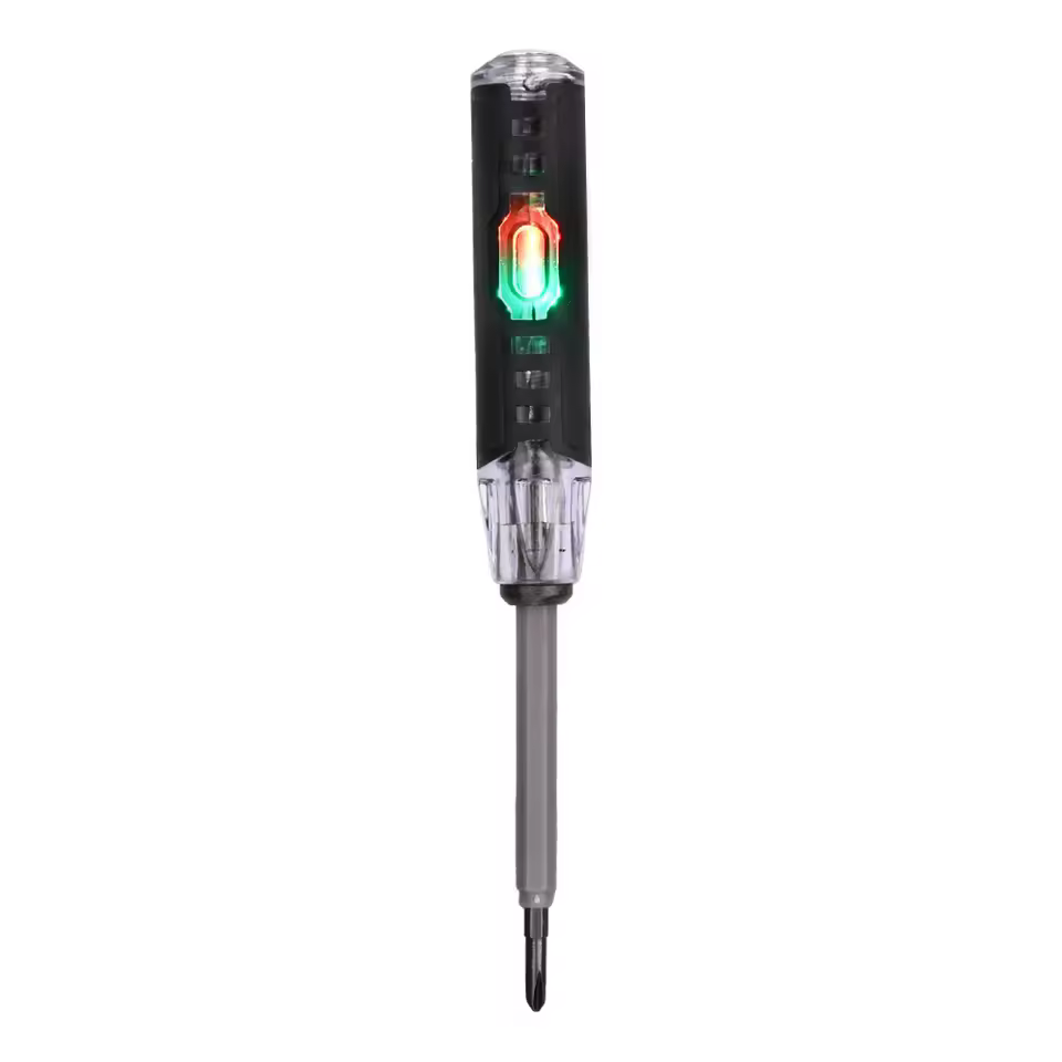 Electrical Tester Pen, 2-In-1 Electricity Detector Strong Magnetic Tester Pen ,High Torque Slotted Electric Pen