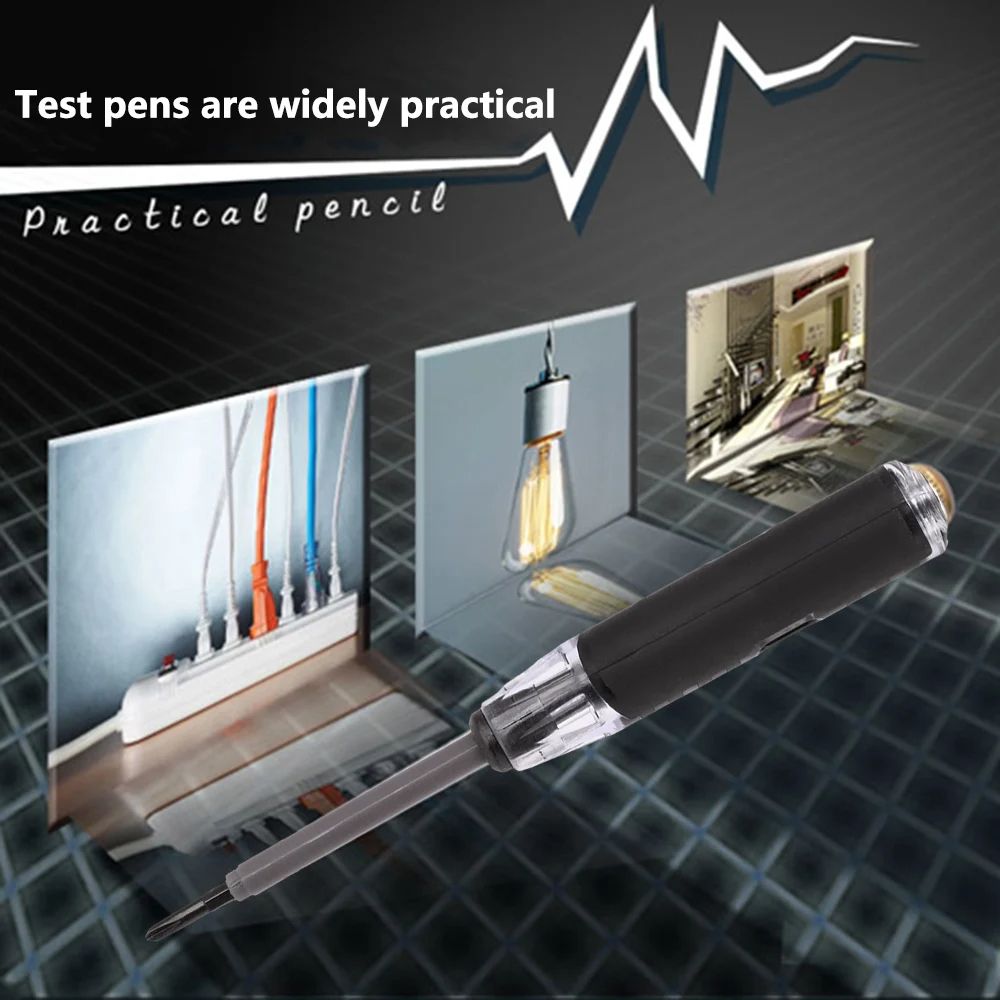 Electrical Tester Pen, 2-In-1 Electricity Detector Strong Magnetic Tester Pen ,High Torque Slotted Electric Pen