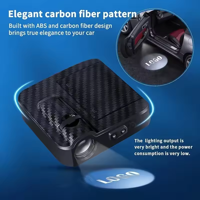 Car logo LED Wireless Courtesy door projector Shadow light Auto For BMW Volkswagen Honda Audi Mercedes-Benz Accessories
