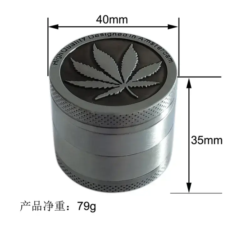 4-layer Herb Tobacco Weed Grinder Smoking Accessories Manual Hand Grass Spice Herb Grinder Miller Crusher Machine Kitchen