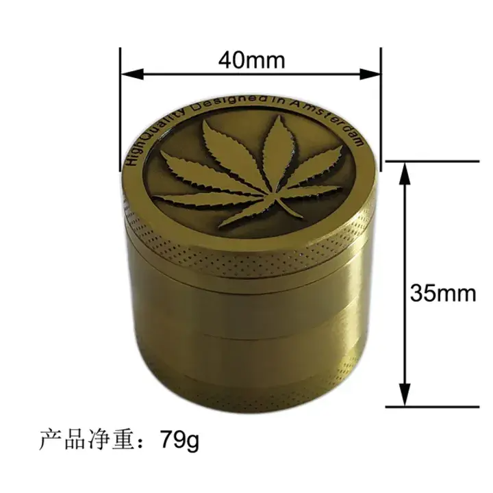 4-layer Herb Tobacco Weed Grinder Smoking Accessories Manual Hand Grass Spice Herb Grinder Miller Crusher Machine Kitchen