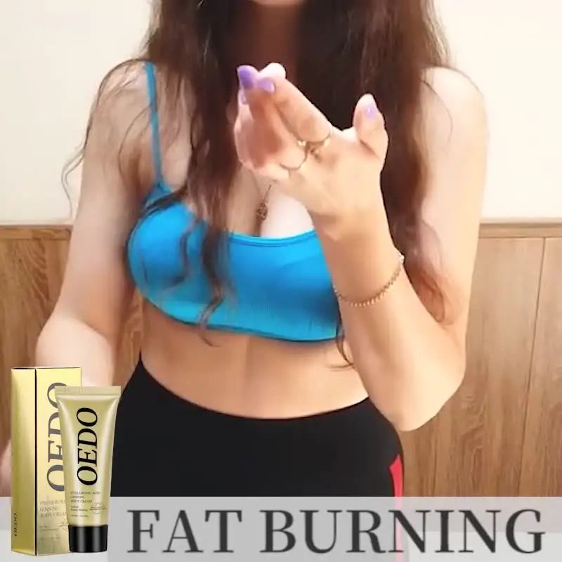 OEDO Slimming Cream Fat burn Hyaluronic Body Cream Exercise Slimming Remove Cellulite Ginseng Hyaluronic Acid Slimming Cream Reduce Cellulite Lose Weight Burning Fat Health Care Cream Body Skin Cream