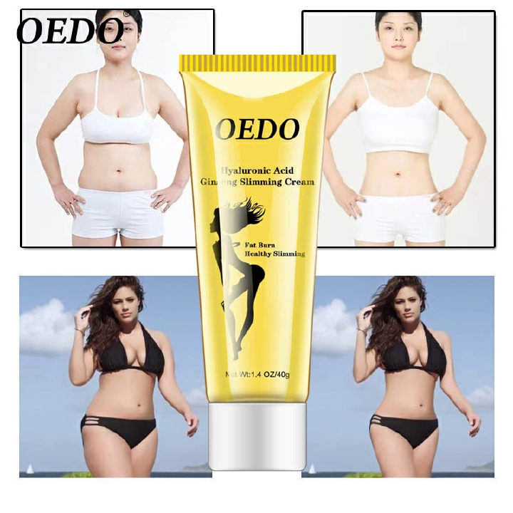 OEDO Slimming Cream Fat burn Hyaluronic Body Cream Exercise Slimming Remove Cellulite Ginseng Hyaluronic Acid Slimming Cream Reduce Cellulite Lose Weight Burning Fat Health Care Cream Body Skin Cream