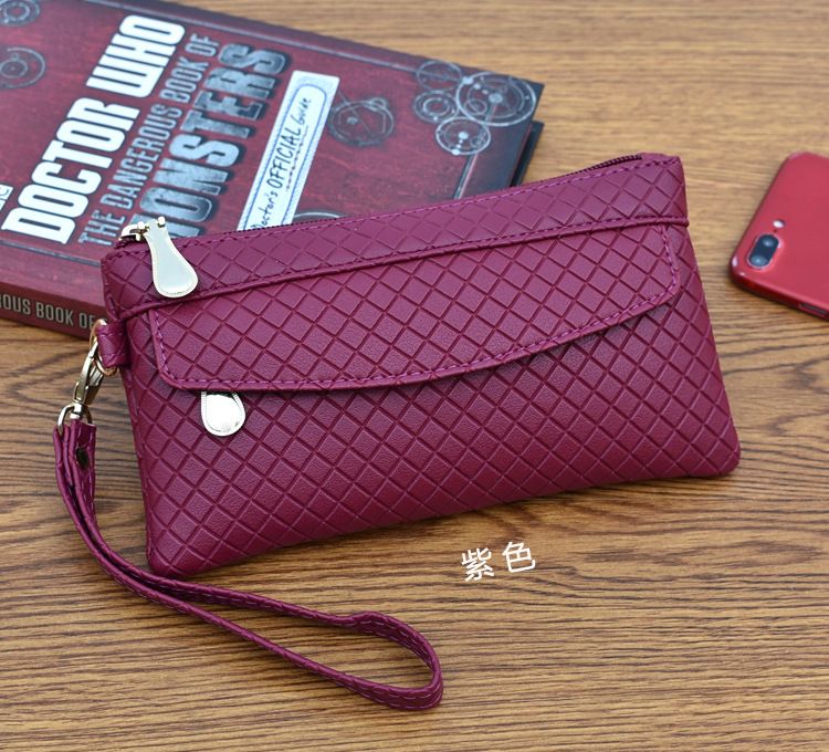 New Fashion Pu Leather Women Clutch Wallet Women Purse Phone Pocket Female Phone Wallet Case Phone Pocket Femme