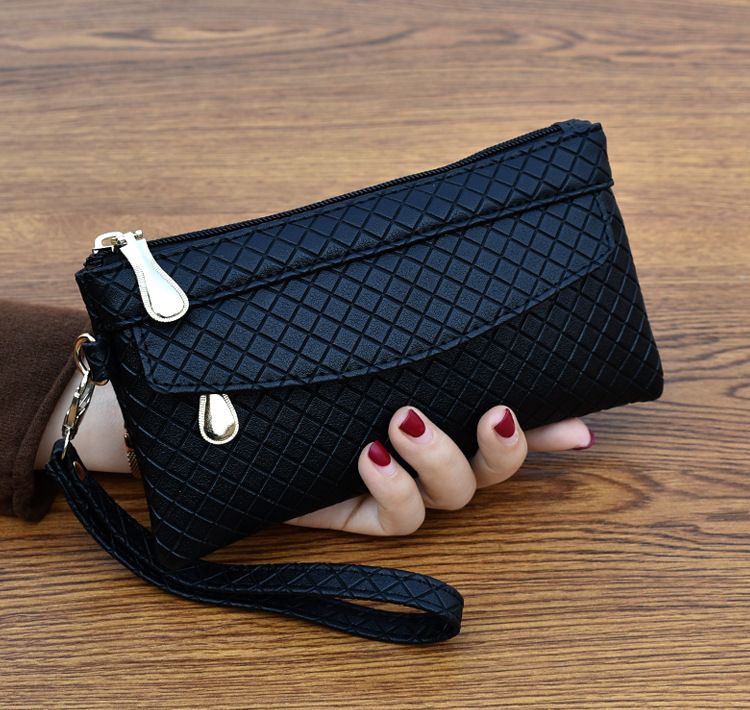 New Fashion Pu Leather Women Clutch Wallet Women Purse Phone Pocket Female Phone Wallet Case Phone Pocket Femme