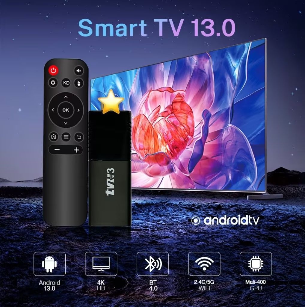 New TVR3 TV BOX portable network video player TV set-top box home Android