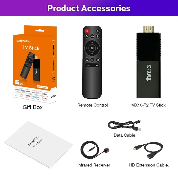 New TVR3 TV BOX portable network video player TV set-top box home Android