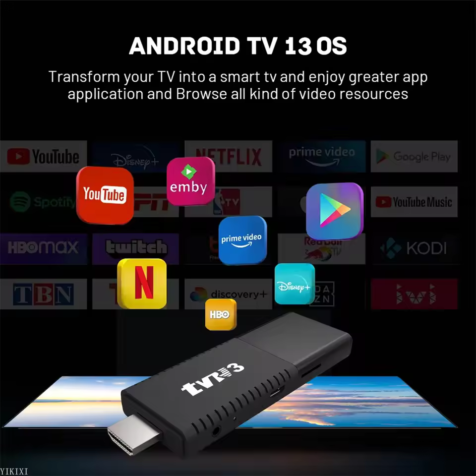 New TVR3 TV BOX portable network video player TV set-top box home Android