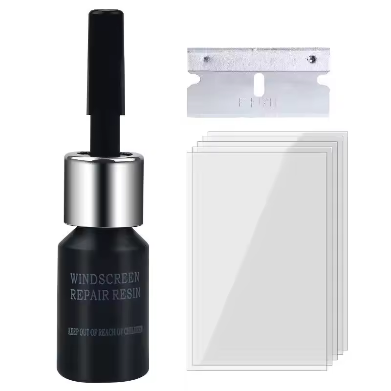 Windscreen Crack Repair Tool Kit Automotive Glass Nano Repair Fluid-Car Windshield Repair Resin Cracked Glass Repair Kit,Glass Corrector Set