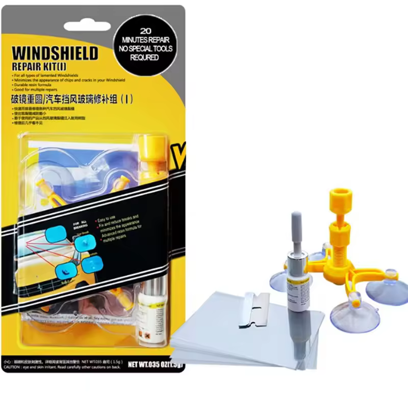 Car Glass Scratch Repair Fluid Agent Set Windscreen Window Glass Nano Scratch Crack CrackResin Repair Agent Tools Auto Accessory