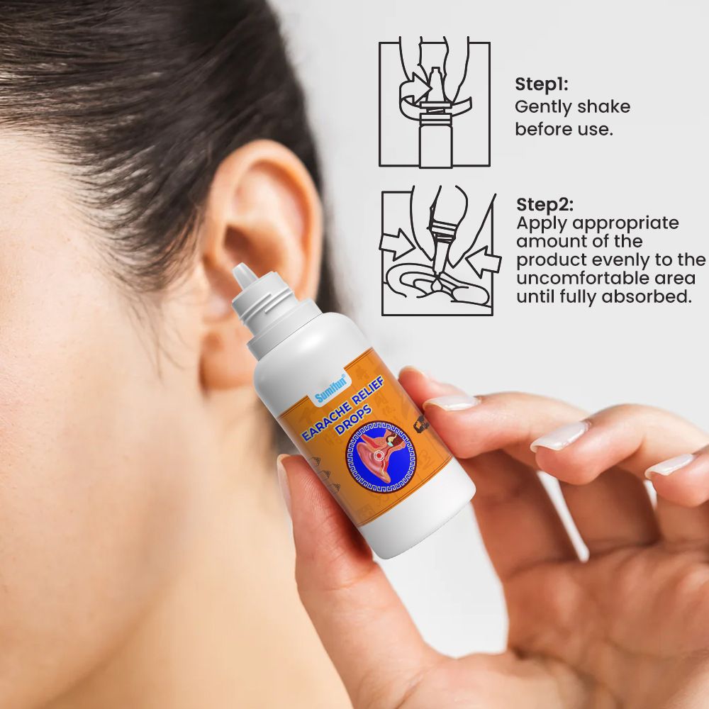 20ml sumifun Ear Drops For Tinnitus Symptoms Earache Relief Cares Earwax Cleaner Liquid Relieve Otitis Deafness Tinnitus Itching