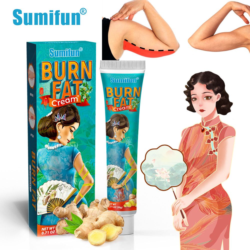 Sumifun Thin Arm Cream Belly Fat Burning Slimming Ointment Weight Loss Legs Cellulite Removal Body Shaping Medical Plaster