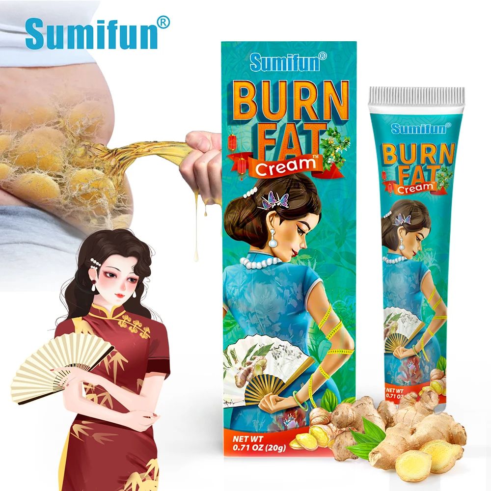 Sumifun Thin Arm Cream Belly Fat Burning Slimming Ointment Weight Loss Legs Cellulite Removal Body Shaping Medical Plaster