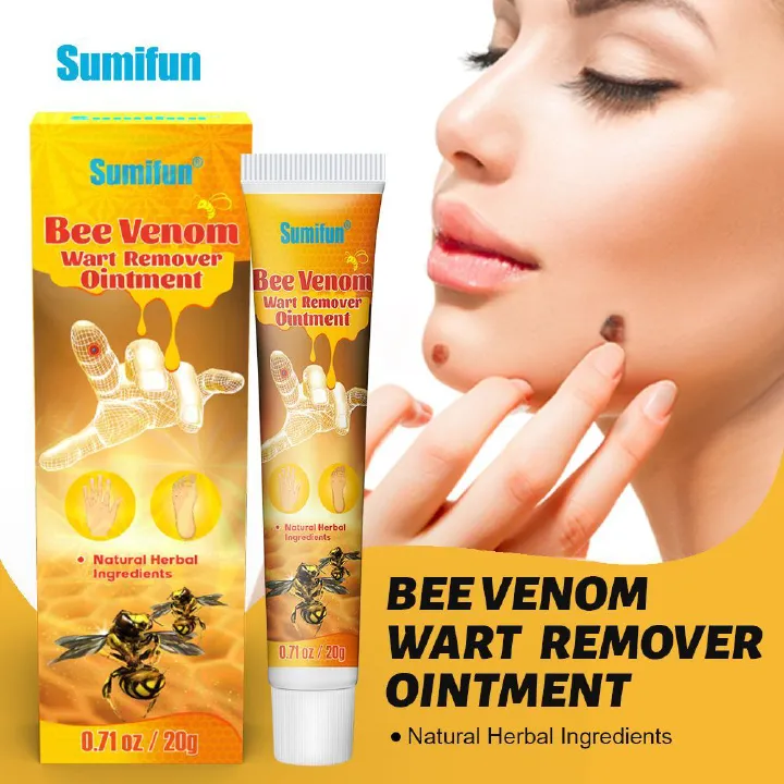 Sumifun Warts Remover Antibacterial Ointment Wart Treatment Cream Skin Tag Remover Herbal Extract Corn Plaster Warts Ointment