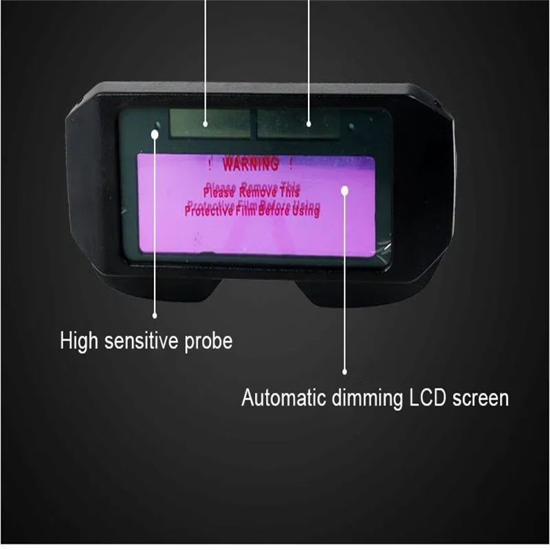 Automatic Dimming Welding Glasses Argon Arc Welding Solar Goggles Special Anti-glare Glasses Tools for Welders Automatic Dimming for TIG MIG MMA Gas Welding and Chainsaw Work