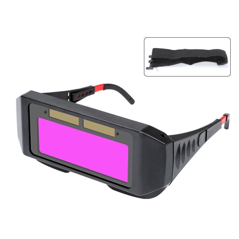 Automatic Dimming Welding Glasses Argon Arc Welding Solar Goggles Special Anti-glare Glasses Tools for Welders Automatic Dimming for TIG MIG MMA Gas Welding and Chainsaw Work