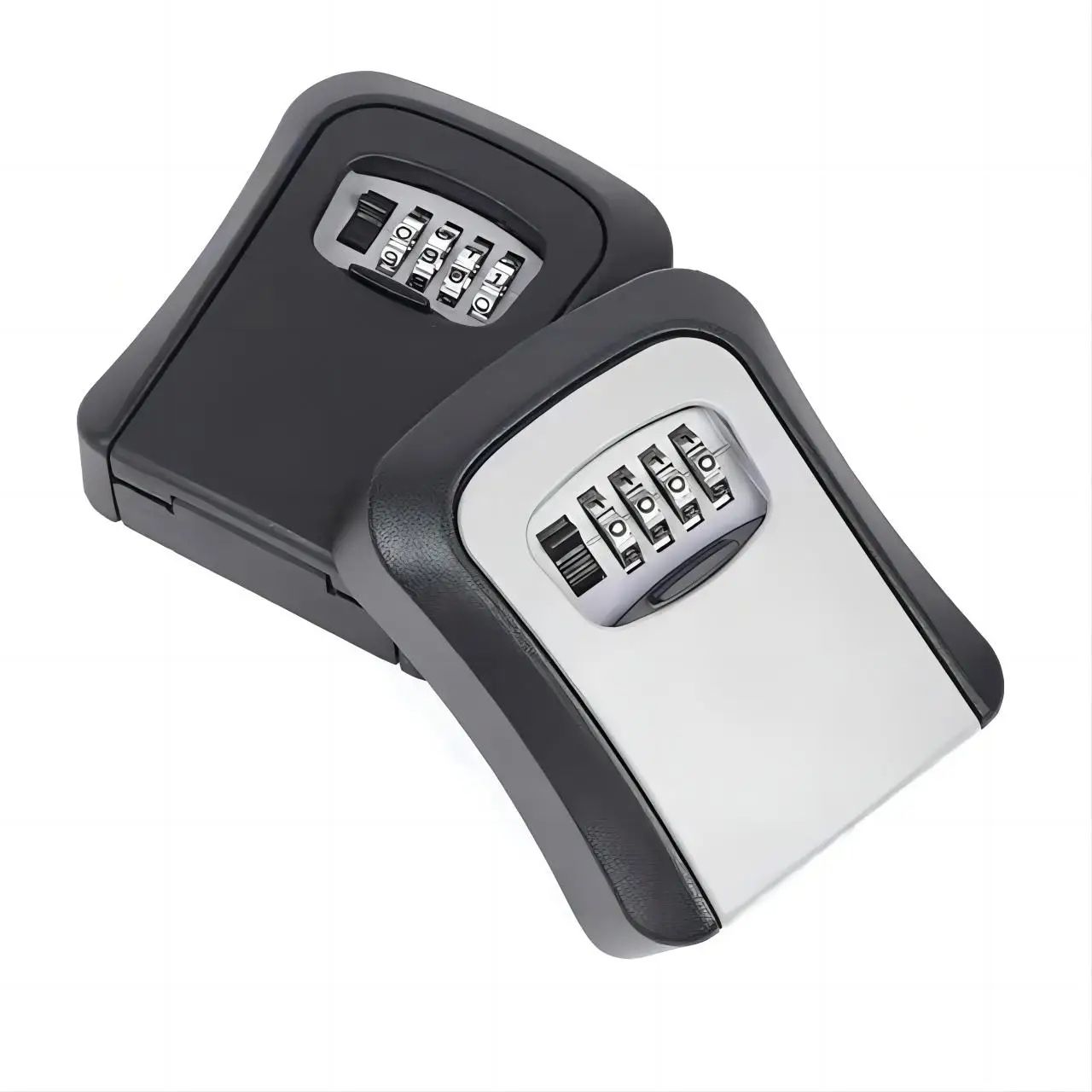 Key Lock Box Wall Mounted,,Weatherproof Wall-mounted Key Safe Password Box ,Key Keeper Combination Lock Wall Mounted Waterproof 4 Digits Passwords  Storage Box Easy to Fix Home Or Office safe box