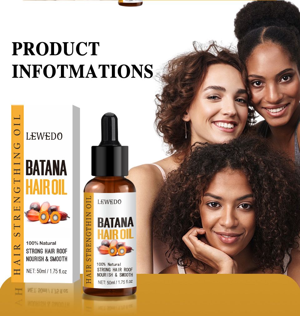 Africa Pure Batana Hair Care Oil Thickening Spray Batana Hair Growth,Hair Growth Batana Oil Serum Fast Growing Hair Essential Oil Beauty Hair Care Anti-Hair Loss Essence Natural Repair Damaged Hair