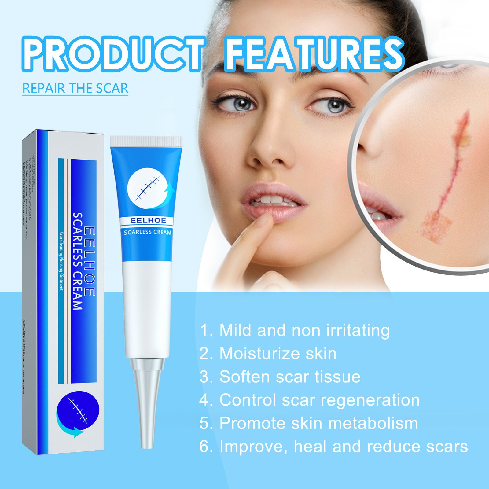 Scar Removing Gel Scars Removal Creams For Skin Barrier Repair Scar Removal Cream Scar Gels For Body Skin New And Old Scars