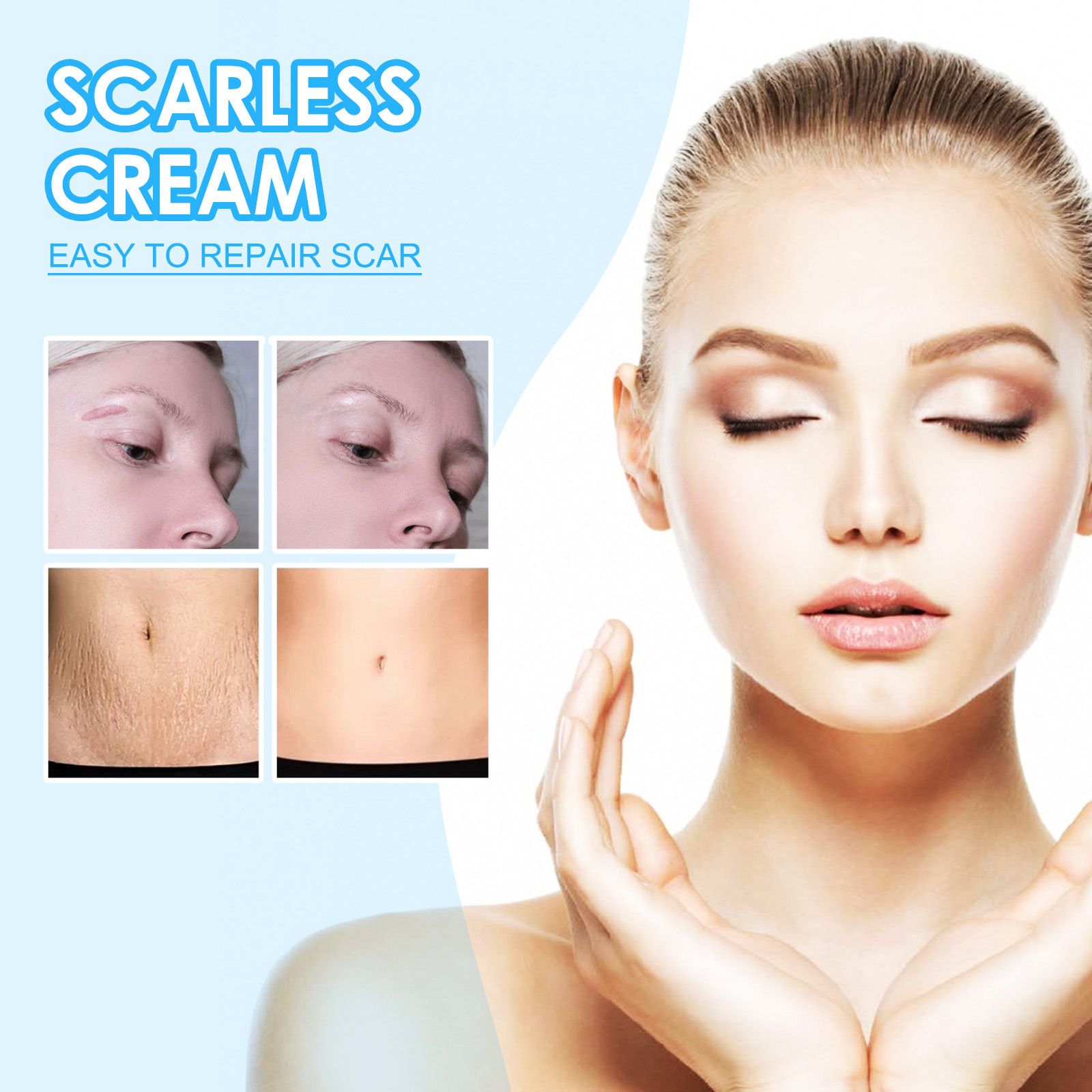Scar Removing Gel Scars Removal Creams For Skin Barrier Repair Scar Removal Cream Scar Gels For Body Skin New And Old Scars