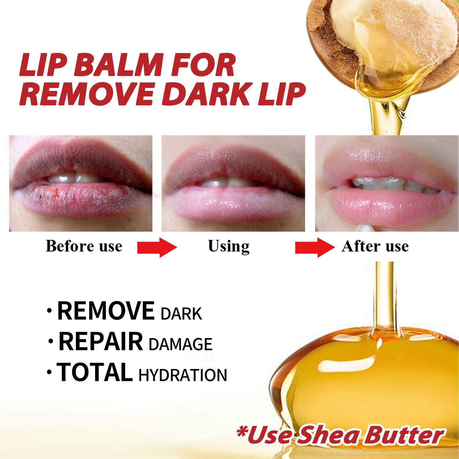 Lips Pink Fresh Lightening Bleaching Cream Treatment Remove Dark Smoke Lips Lip Balm Whitening Moisturizer Nourishing Essence