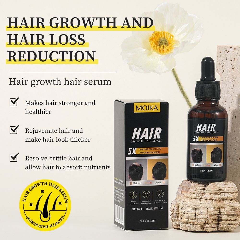 Hair Growth Essential Oil Anti Hair Loss Hair Fiber Nutrition Biotin Hair Thinning Treatment Nourishing Hair Regrowth Serum