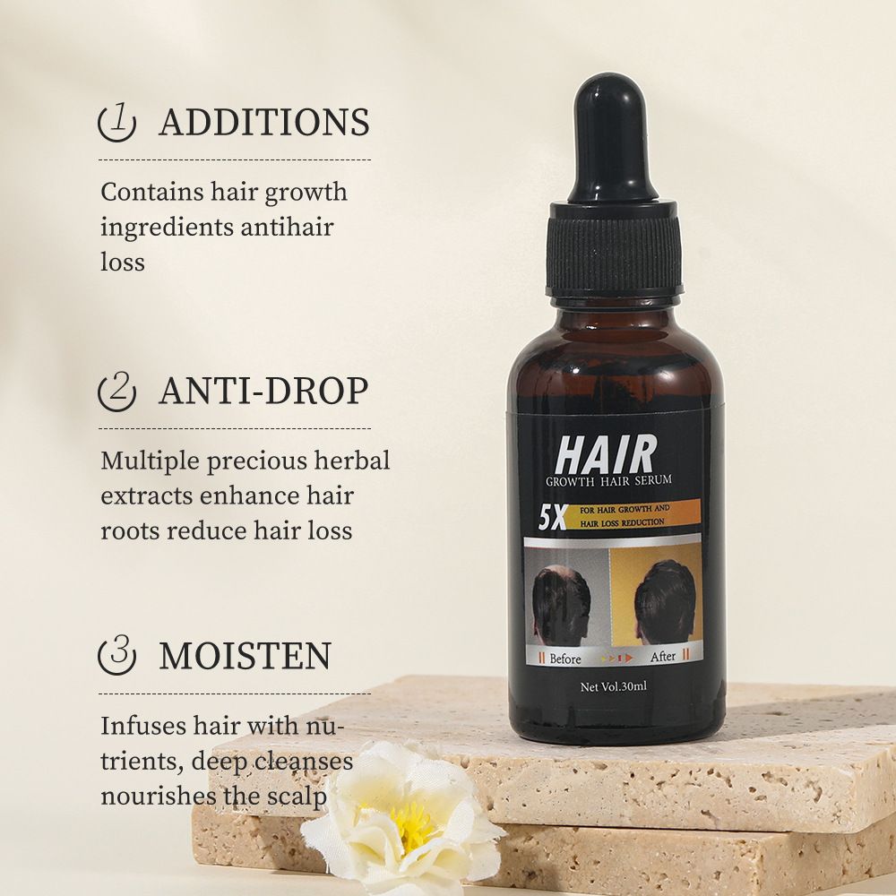 Hair Growth Essential Oil Anti Hair Loss Hair Fiber Nutrition Biotin Hair Thinning Treatment Nourishing Hair Regrowth Serum
