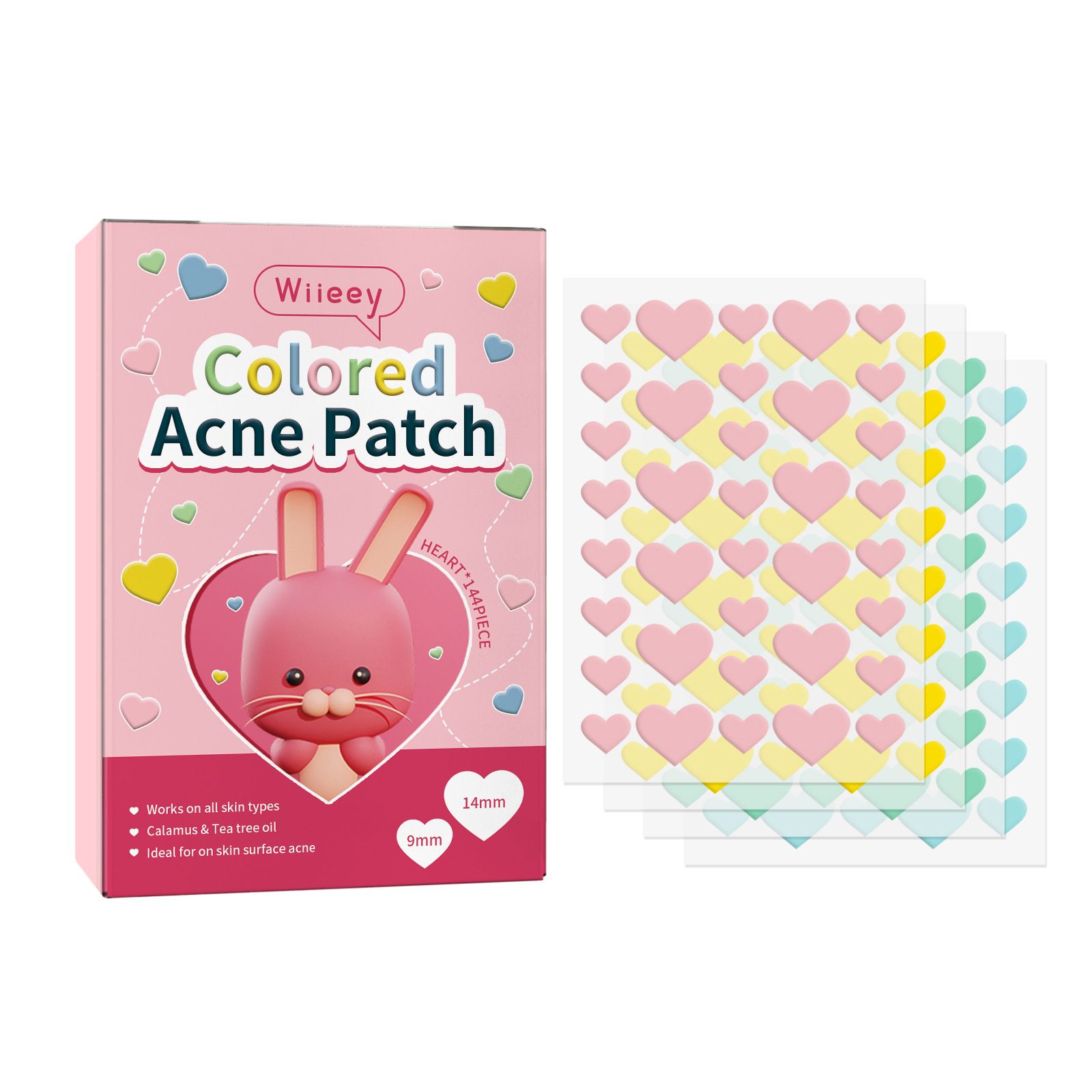 144PCS Star Pimple Patch Acne Colorful Invisible Acne Removal Skin Care Stickers Concealer Face Spot Beauty Makeup Tools