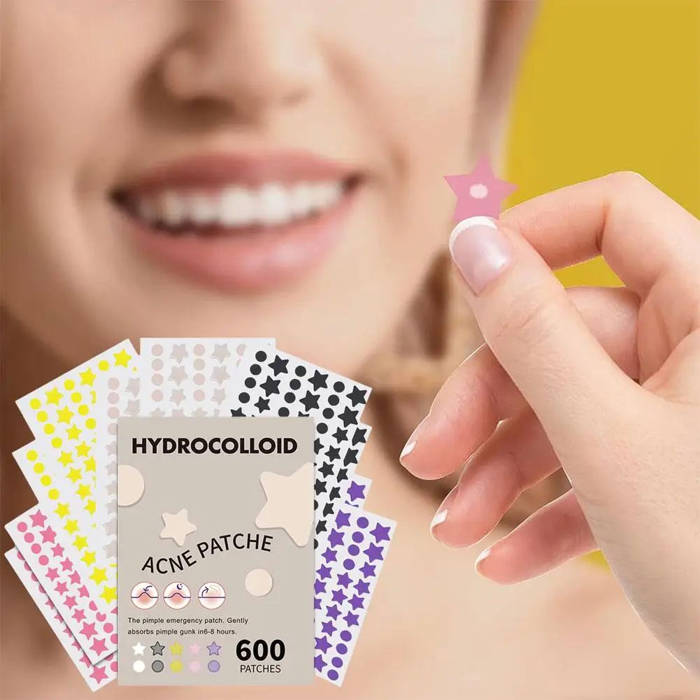 600pcs Invisible Waterproof Acne Patch Reduce Pimples Blackheads Mild Non-irritating Concealer Face Spot Skin Care Tools