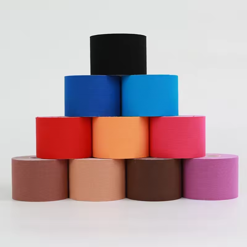 1 pcs Kinesiology Tape Perfect Support for Athletic Sports, 5-10 cm Sports Kinesio Tape Muscle Kinesiology Elastic Knee Pain Relief Strain Patch Athletic Recovery Stickers Fitness Bandages